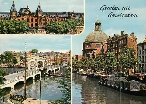 Netherlands Amsterdam coal barge