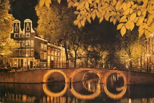 Netherlands Amsterdam chanel bridge