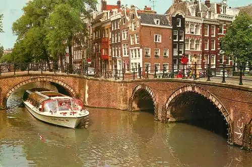 Netherlands Amsterdam chanel barge
