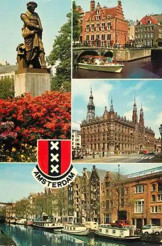 Netherlands Amsterdam monument chanel barge