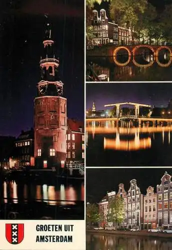 Netherlands Amsterdam clocktower monument