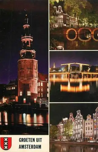 Netherlands Amsterdam clocktower monument