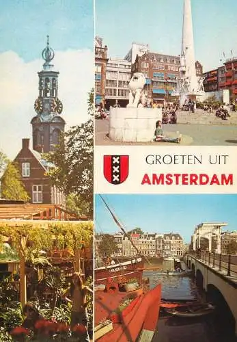 Netherlands Amsterdam clocktower monument