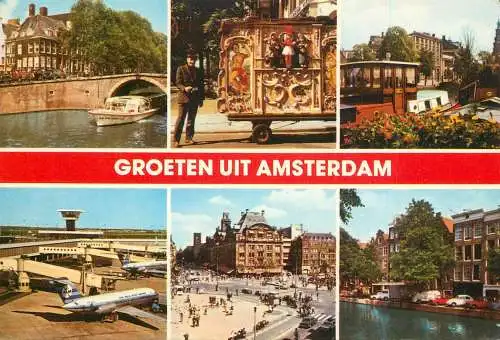 Netherlands Amsterdam chanel barge street organorgan airport