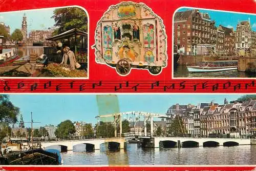 Netherlands Amsterdam chanel barge street organorgan