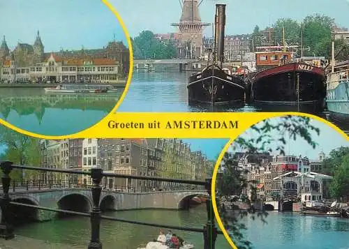Netherlands Amsterdam chanel barge