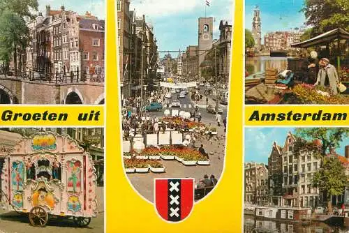 Netherlands Amsterdam street orgen cycle