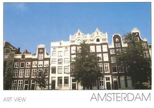 Netherlands Amsterdam art view facade