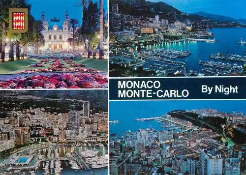 Monaco Monte-Carlo by night