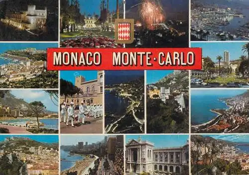 Monaco Monte-Carlo harbour fireworks