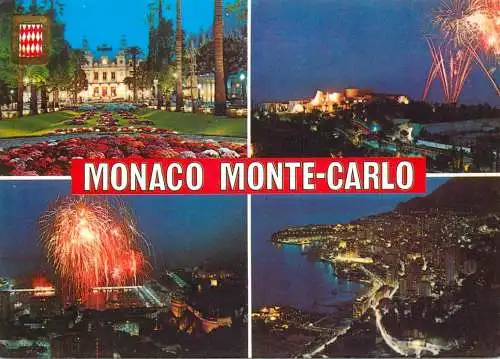 Monaco Monte-Carlo harbour fireworks
