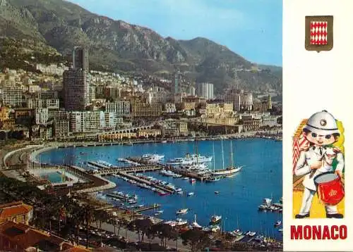 Monaco Monte-Carlo harbour coast