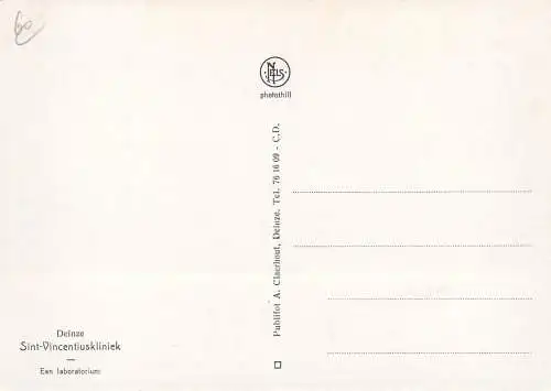 Deinze Sint-Vincentiuskliniek laboratorium
