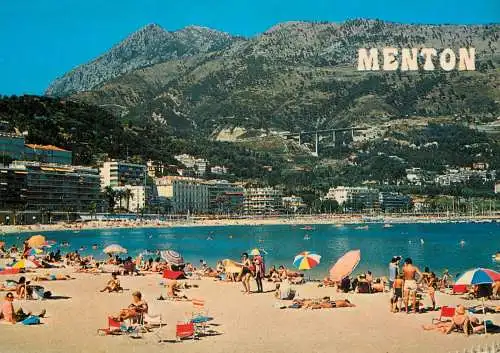 France Menton beach