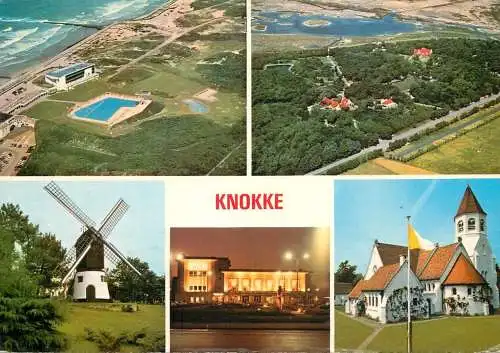 Belgium Knokke windmill panorama