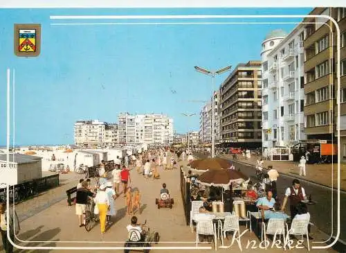 Belgium Knokke Albert Beach beach and promenade