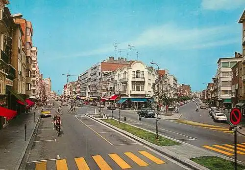Belgium Knokke street viewa