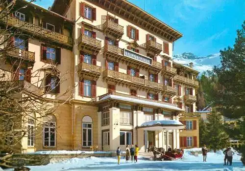 Postcard hotels restaurants St. Moritz club Mediterranee