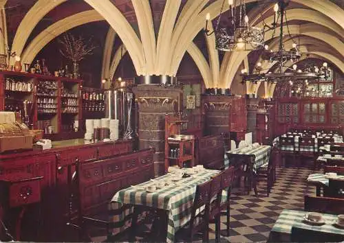 Postcard hotels restaurants Belgium Gent St. Baafsplein