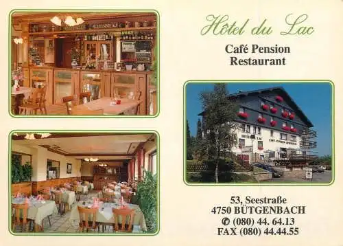 Postcard hotels restaurants Cafe pension Hotel du Lac