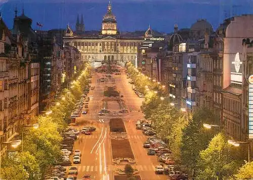 Czech Republic Praha Wenceslas square