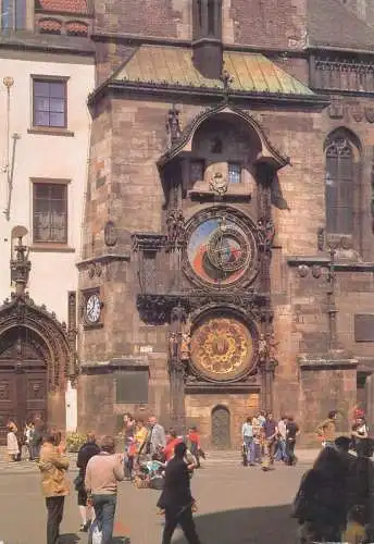 Czech Republic Praha city hall clock