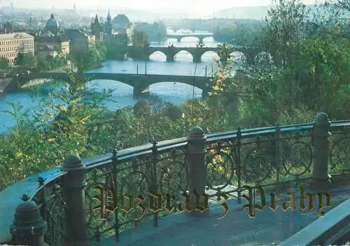 Czechia Prag Prague Praha bridges panorama