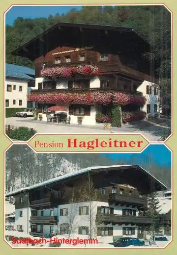 Postcard hotels restaurants pension Hagleitner Saatbach Hinterglemm