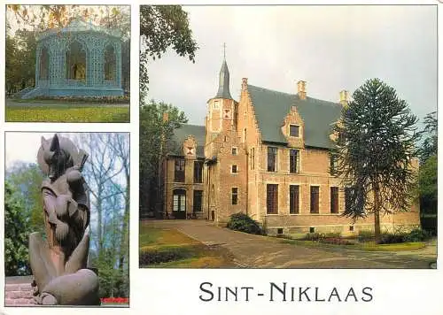 Belgium Sint-Niklaas church statue