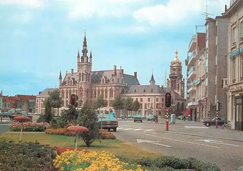 Belgium Sint-Niklaas cardinal Marcierplein en Stadhuis