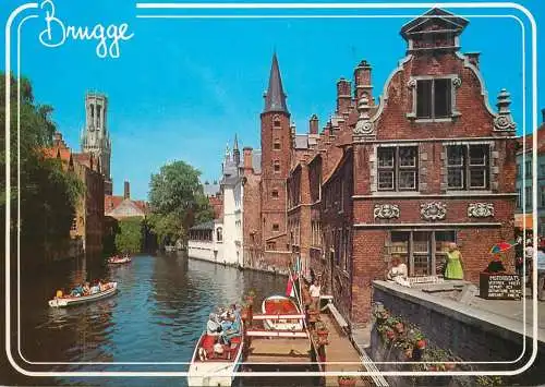 Belgium Brugge quay of the rosary