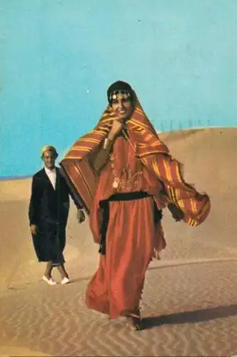 Tunisia idyl amdi dunes ethnic types and scenes typical costumes