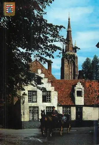 Belgium Brugge Church of our lady tower