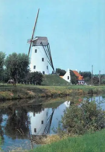 Belgium Brugge windmill van damme