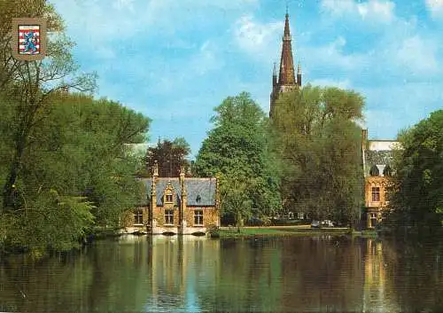 Belgium Brugge lockhouse minnewater