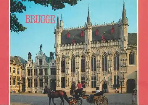 Belgium Brugge town hall