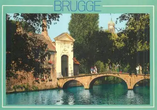 Belgium Brugge Beguinage entrance