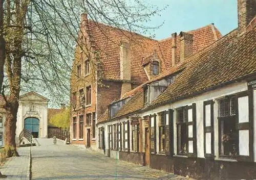 Belgium Brugge beguinage entrance