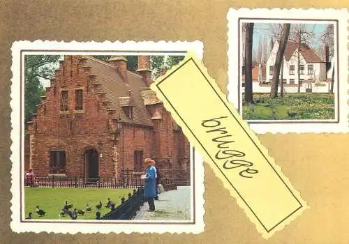 Belgium Brugge brick house