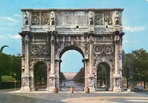 Postcard Italy Rome Constantine's arch