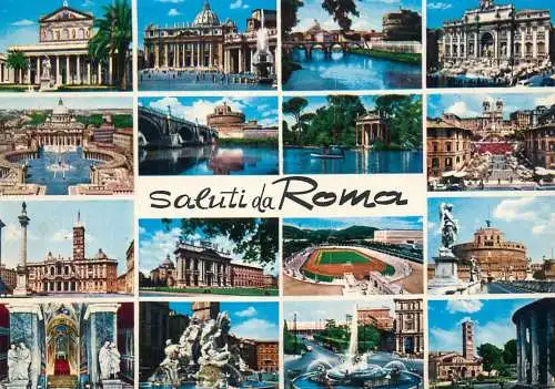 Postcard Italy Rome souvenir