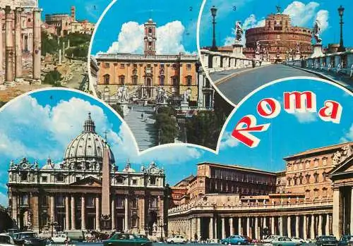 Postcard Italy Rome souvenir