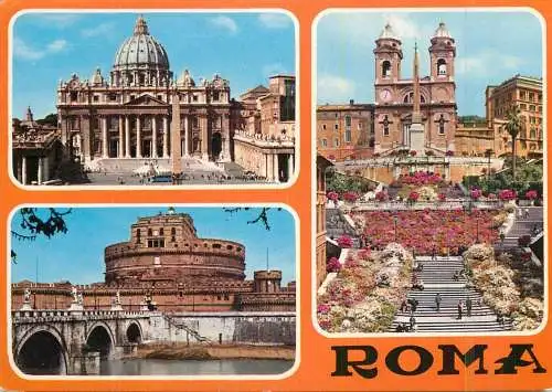 Postcard Italy Rome souvenir