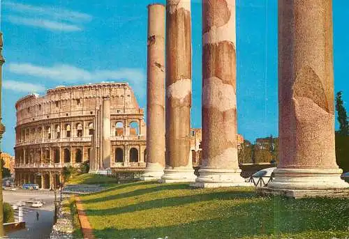 Postcard Italy Rome Colosseum