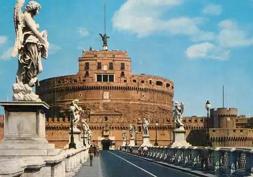 Postcard Italy Rome Castel Sant'Angelo