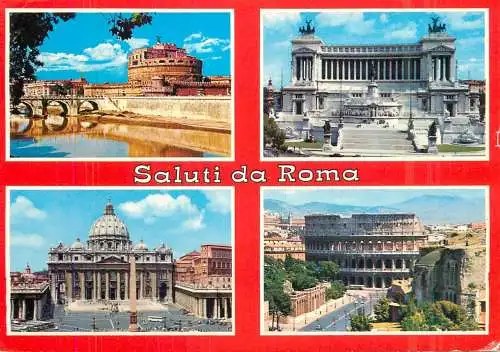 Postcard Italy Rome souvenir