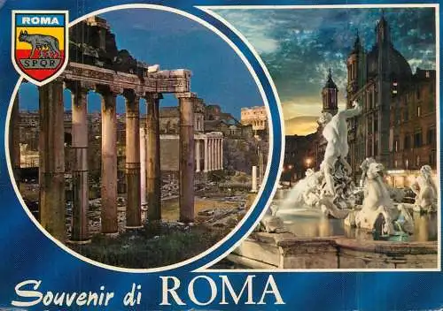 Postcard Italy Rome souvenir