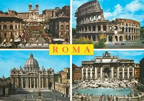 Postcard Italy Rome souvenir