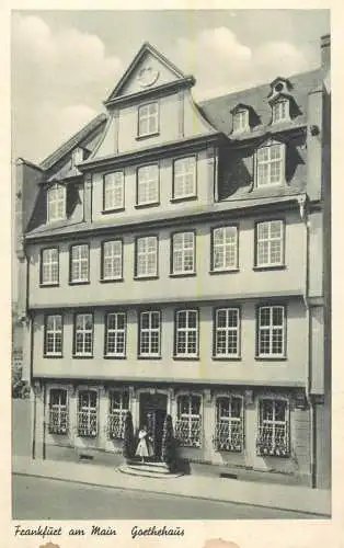 Postcard Germany Frankfurt am Main Goethehaus