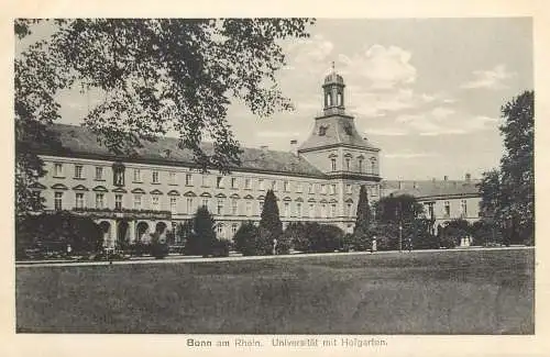 Postcard Germany Bonn am Rhein university